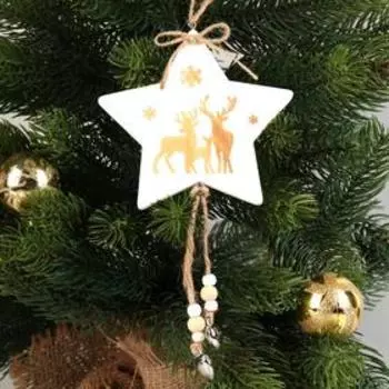 Елочная игрушка «Зимний лес»