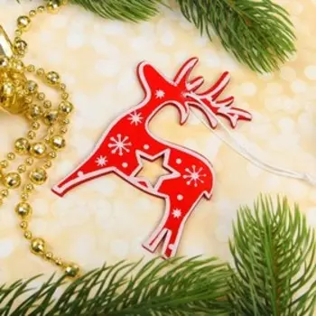 Елочная игрушка «Звёздный олень»