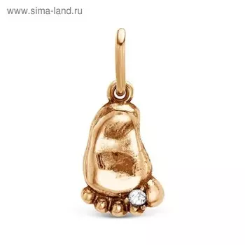 Подвеска «Ножка», позолота