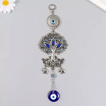 Подвеска от сглаза "Древо со слонами" 26 см