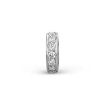 Подвеска посеребрение "Дорожка" 50-06270, цвет белый в серебре