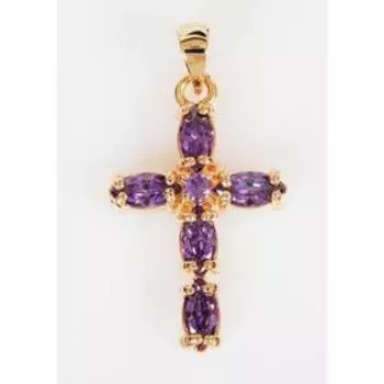 Подвеска с аметистом "Крест миледи"