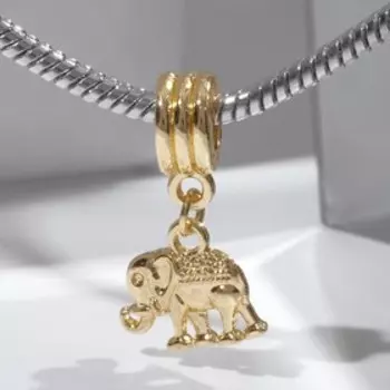 Подвеска "Слон" индийский, цвет золото