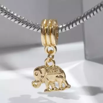 Подвеска "Слон" индийский, цвет золото