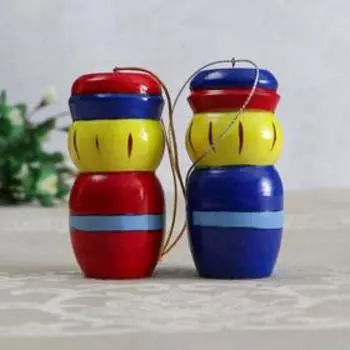 Подвеска "Стражник" 8,5 см, ручная роспись, микс