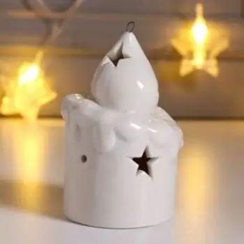 Подвеска "Свечка" со светодиодной подсветкой 5,5х5,5х8,5 см