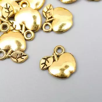 Подвеска "Яблочко", цвет золото 1х1 см