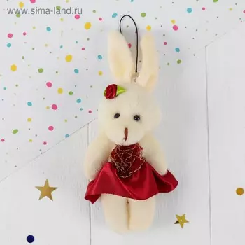 Подвеска «Зайка в юбочке», цвета МИКС