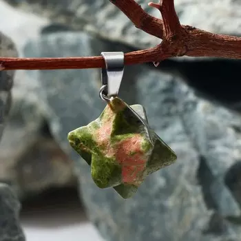 Подвеска звезда (меркаба) "Унакит"