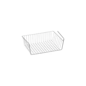 Подвесная корзинка PORTO, с зацепами, серебристая