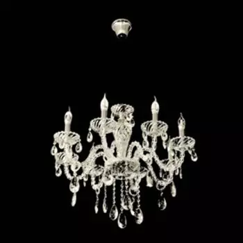 Подвесная люстра, размер 89x89x104 см, E14