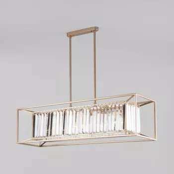 Подвесная люстра с хрусталем Vegas, 60Вт, E14, 94x25 см