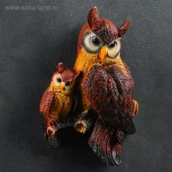 Подвесной декор из полистоуна «Две совы», 31208 см