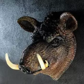 Подвесной декор "Голова Кабана" 36х36х32см