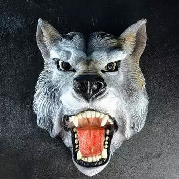 Подвесной декор "Голова Волка" 38х30х29см