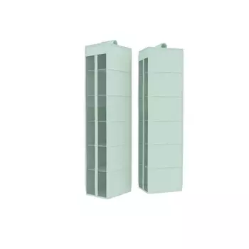 Подвесной кофр органайзер, закрытый, 22х30х120 см