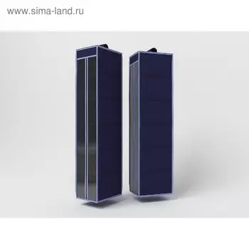 Подвесной органайзер для обуви и бытовых мелочей «Классик синий», 120х22х30 см