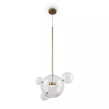 Подвесной светильник 10Вт, LED, 100x49 см, латунь