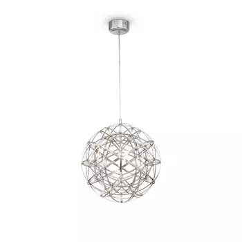 Подвесной светильник 26Вт, LED, 40x40 см, хром