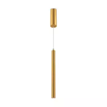 Подвесной светильник 3Вт, LED, 45x3,5x10 см, золото