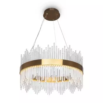 Подвесной светильник 46Вт, LED, 35x60 см, золото