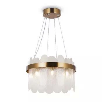 Подвесной светильник 60Вт, 8хG9, 24,5x40 см, латунь