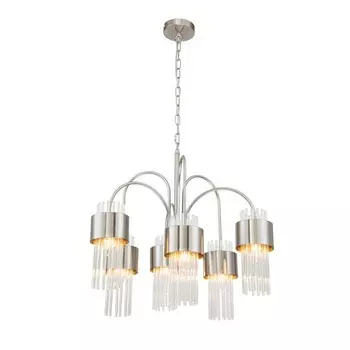 Подвесной светильник 6x40Вт E14, размер 66x66x109 см