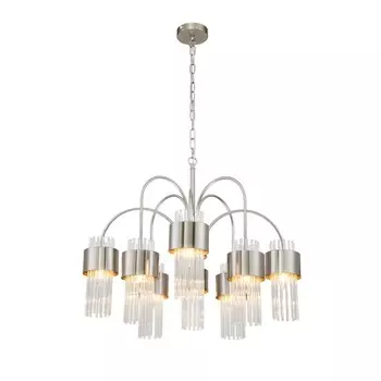 Подвесной светильник 8x40Вт E14, размер 75x75x111 см