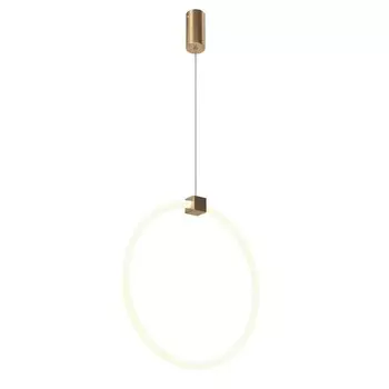 Светильник подвесной Maytoni MOD315PL-L20G3K, 1хLED, 20Вт, 4,5х160 см, 750Лм, цвет золото