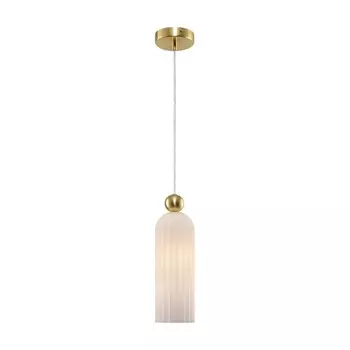 Светильник подвесной Maytoni MOD302PL-01W, 1хE14, 40Вт, 10х10х187,5 см, цвет золото