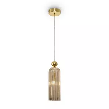 Светильник подвесной Maytoni MOD302PL-01CG, 1хE14, 40Вт, 10х10х187,5 см, цвет золото