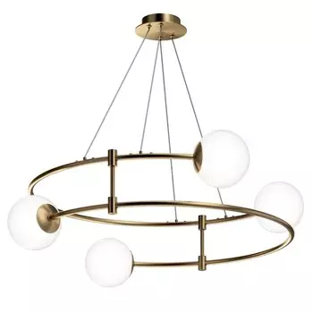 Светильник подвесной Maytoni MOD317PL-04G, 4хG9, 40Вт, 61х61х142 см, цвет золото