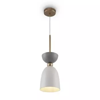 Светильник подвесной Maytoni MOD113PL-01W, 1хE14, 40Вт, 13,5х13,5х167 см, цвет белый