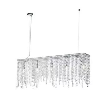 Светильник подвесной Maytoni DIA002PL-05CH, 5хE14, 60Вт, 18х100х120 см, цвет хром