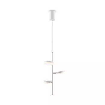 Светильник подвесной Maytoni MOD070PL-L18WK, 3хLED, 18Вт, 35х35х150 см, 1100Лм, цвет белый