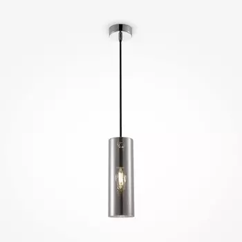 Светильник подвесной Maytoni P011PL-01CH, 1хE14, 40Вт, 8х8х178 см, цвет хром