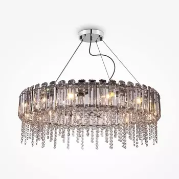 Светильник подвесной Maytoni MOD097PL-12CH, 12хE14, 40Вт, 80,5х80,5х132,7 см, цвет хром