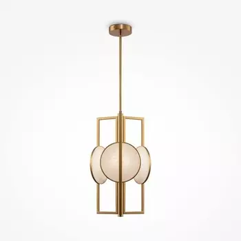 Светильник подвесной Maytoni MOD099PL-03G, 3хE14, 40Вт, 30,5х30,5х92,7 см, цвет золото