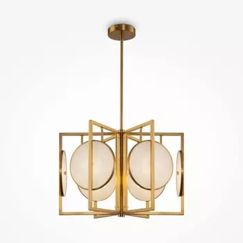 Светильник подвесной Maytoni MOD099PL-06G, 6хE14, 40Вт, 51,7х51,7х79 см, цвет золото