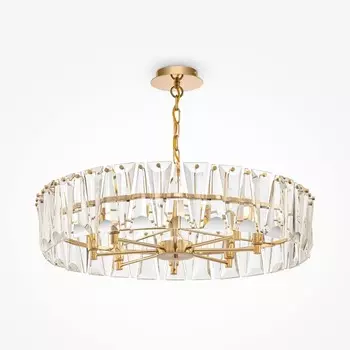 Светильник подвесной Maytoni MOD043PL-08G, 8хE14, 60Вт, 75х75х66,8 см, цвет золото