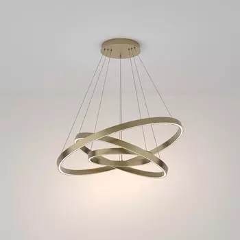 Светильник подвесной Maytoni MOD058PL-L100BS4K, 3хLED, 115Вт, 120х80х120 см, 6100Лм, цвет латунь