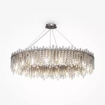 Светильник подвесной Maytoni MOD036PL-18N, 18хE14, 40Вт, 91х91х80,6 см, цвет никель