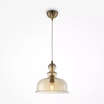 Светильник подвесной Maytoni P001PL-01BZ, 1хE27, 60Вт, 29,7х29,7х150 см, цвет бронза