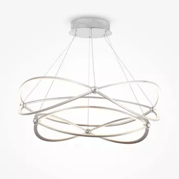 Светильник подвесной Maytoni MOD062PL-L103CH3K, LED, 104Вт, 150х80х150 см, 6000Лм, цвет никель