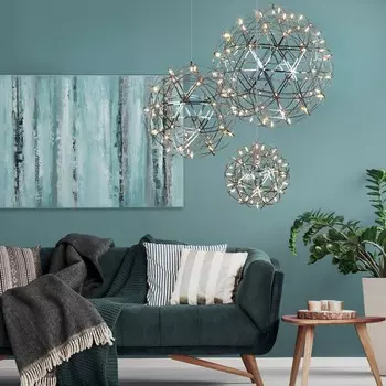 Подвесной светодиодный светильник Plesso, светодиодная плата, 40x40 см