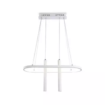 Подвесной управляемый светодиодный светильник Ambrella light, LineTech, FL5383, LED, 43 Вт, 3225Lum, 3000-6400К, цвет белый