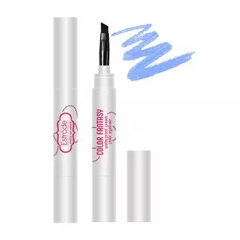 Подводка для глаз Estrade Color Fantasy, водостойкая, кремовая, тон 05 голубой