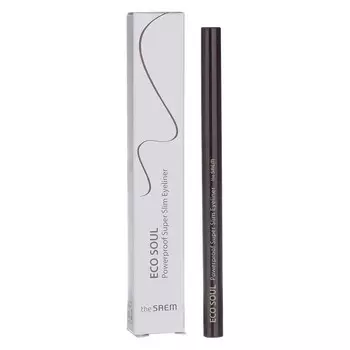 Подводка для глаз тонкая ECO SOUL Powerproof Super Slim Eyeliner BR01_C 0,1 гр
