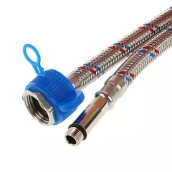 Подводка для смесителя AquaKratos, М10х35 мм, 120 см, нерж.сталь, с ключом для монтажа