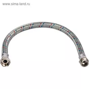 Подводка для воды STOUT SHF-0126-181515, наружная/внутренняя резьба, 1"х1", 80 cм, сталь